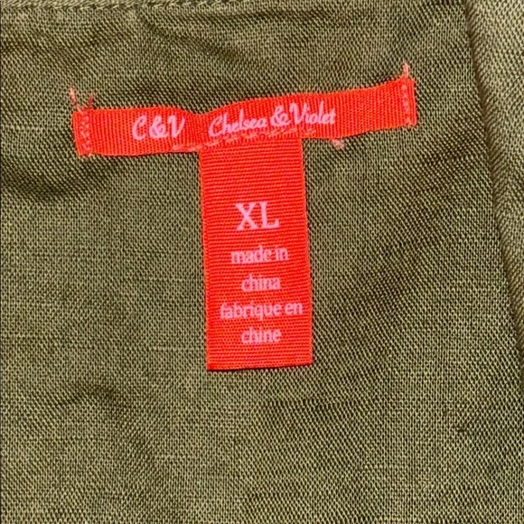 Chelsea & Violet Olive Green Vest - Picture 3 of 4